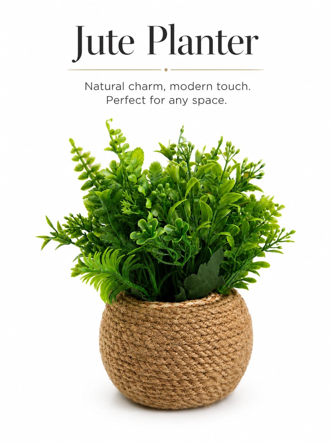 Jute Green Planter