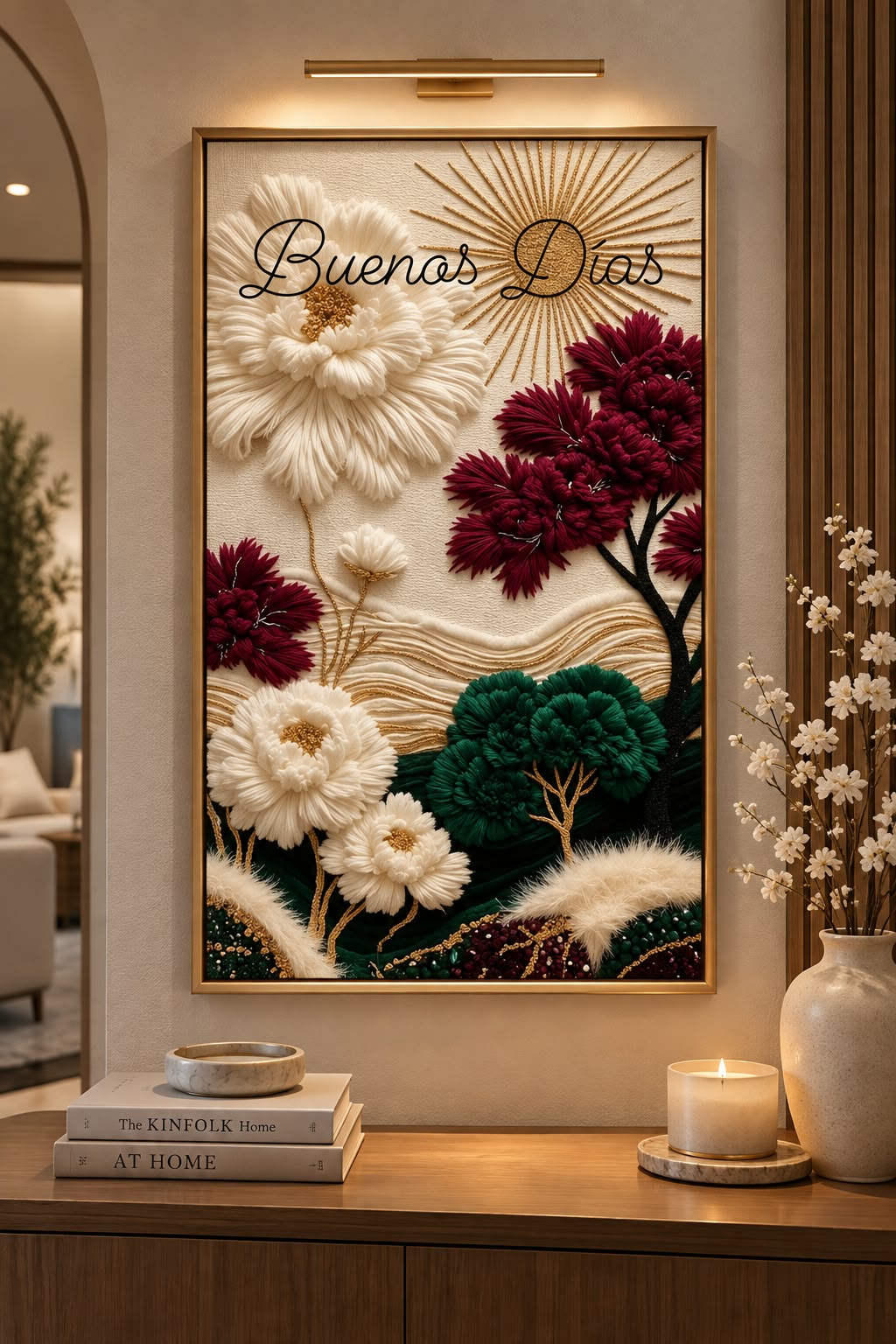Palm Flowers Canvas Art Tableau (Copy)