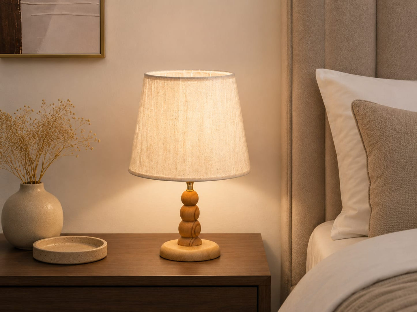 Wooden Table Lamp
