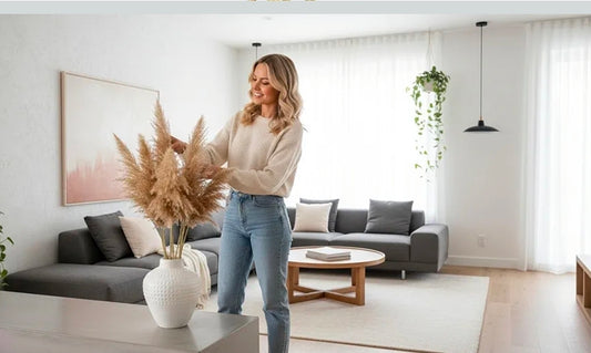 Fancy natural pampas grass