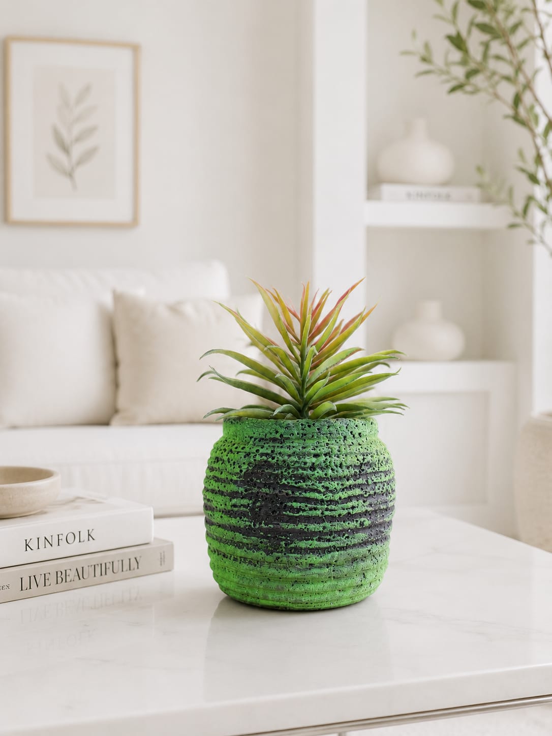 Emerald Stone Planter