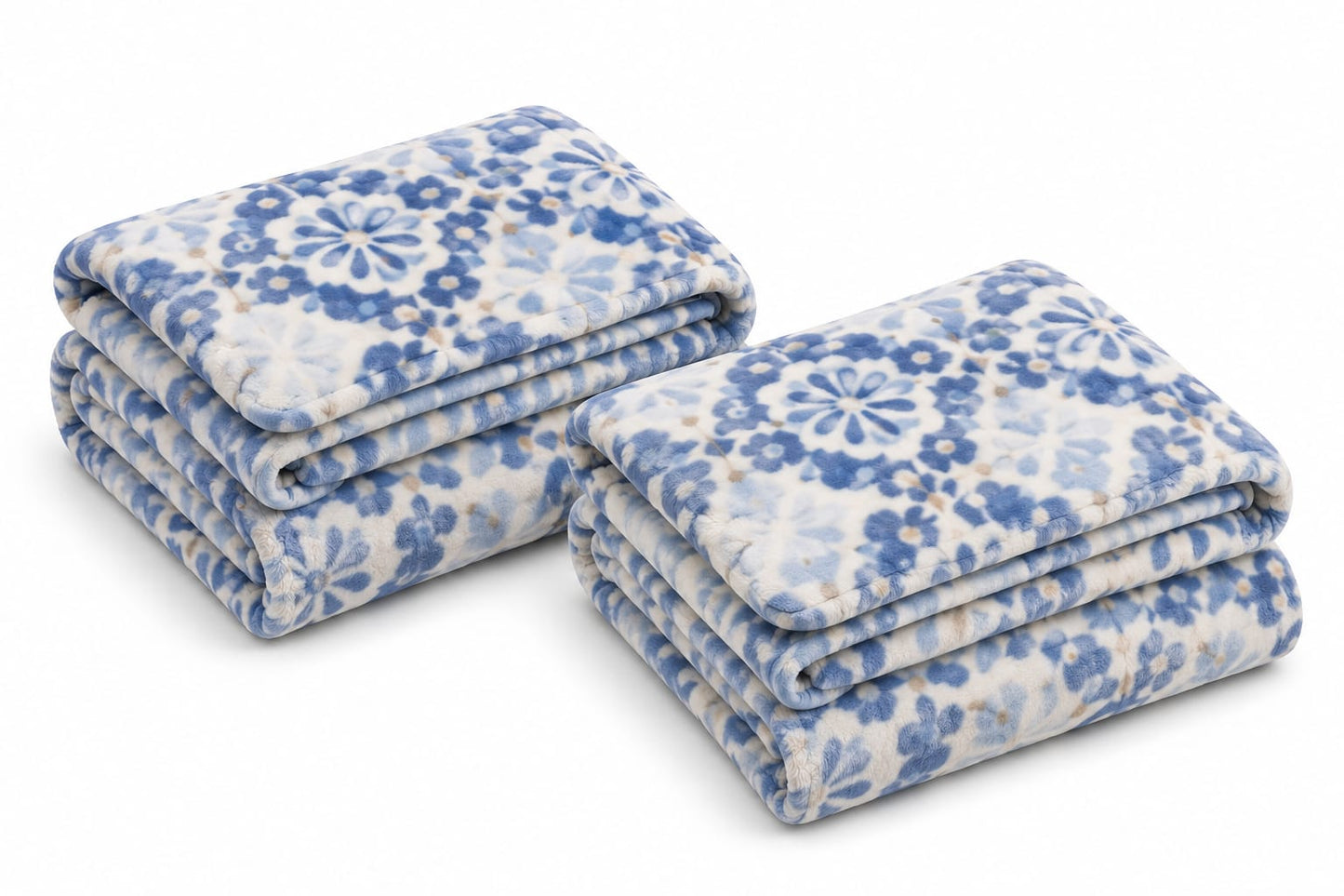 Flannel Blanket Set – 2 Pieces – 160 × 180 cm – Soft & Heavy
