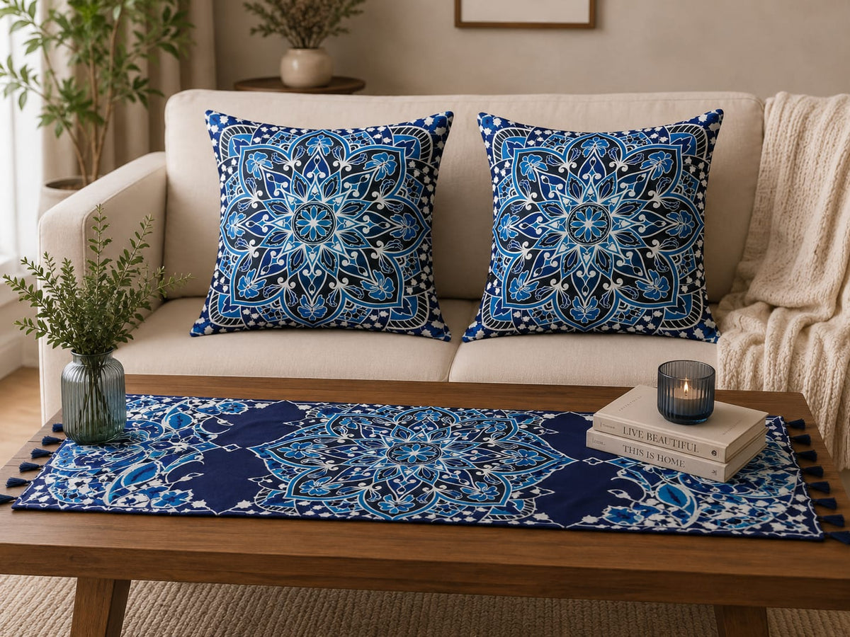 Decorative Oriental Pattern Cushion