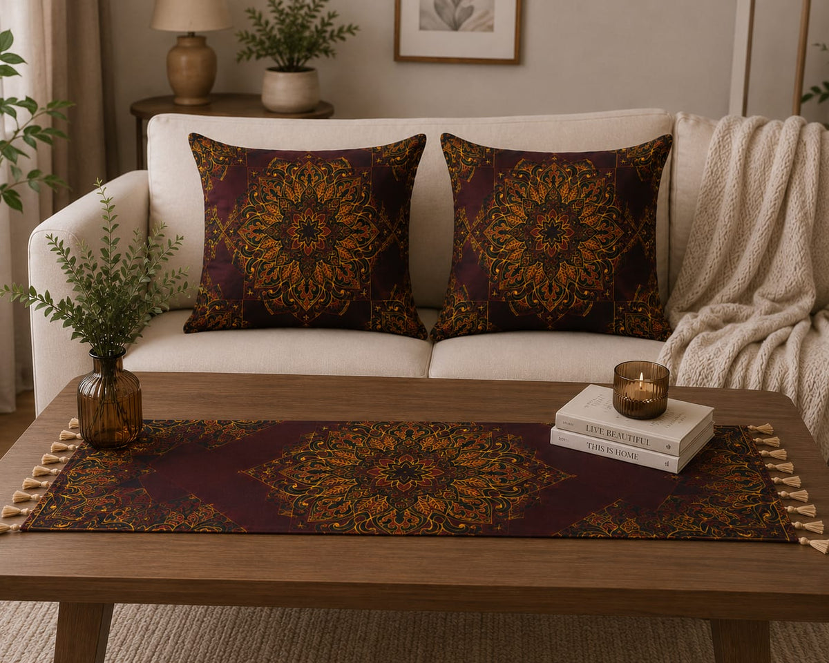 Decorative Oriental Pattern Cushion