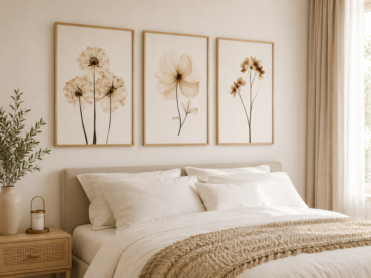 wall art set consisting of Three elegant pieces-model 01