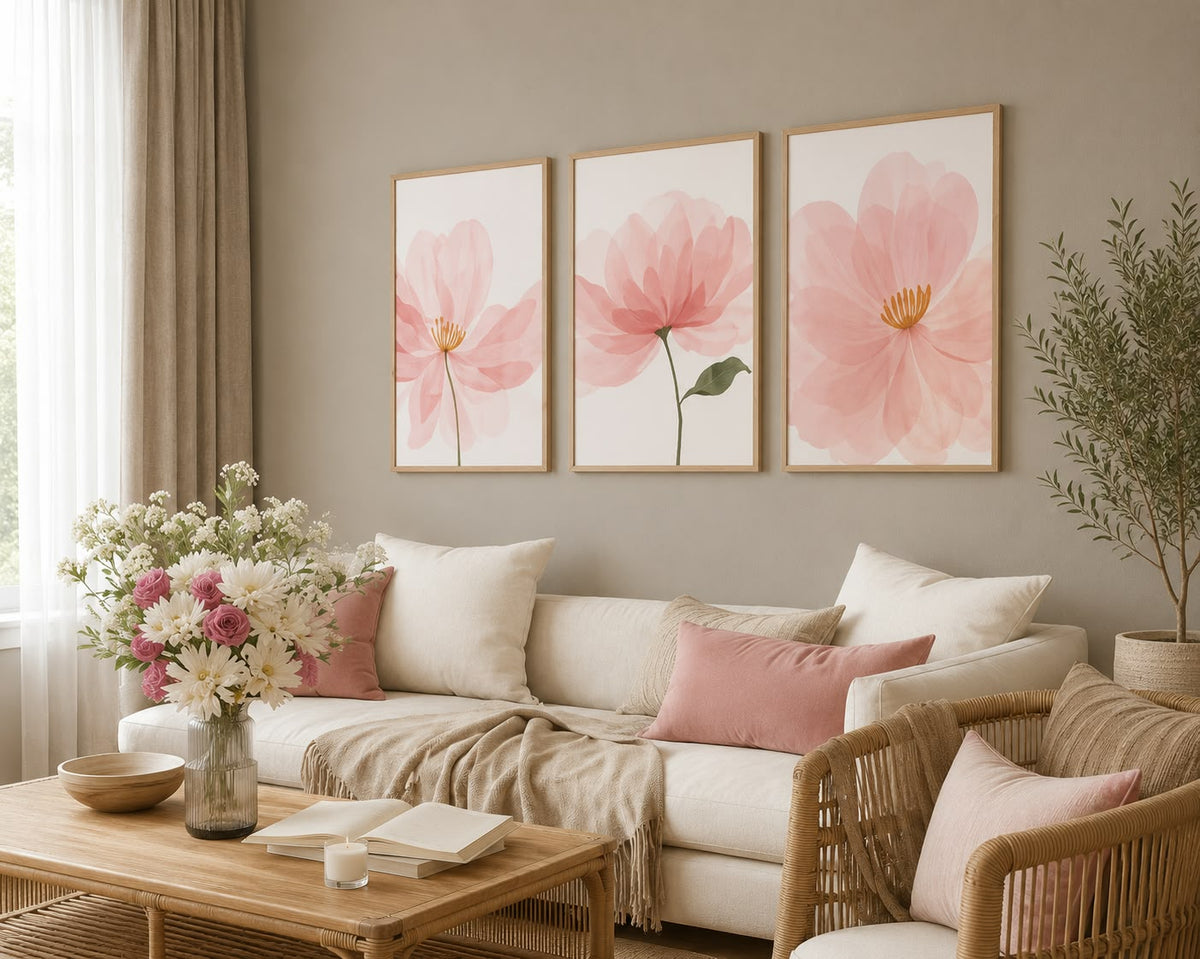 wall art set consisting of Three elegant pieces-model 03