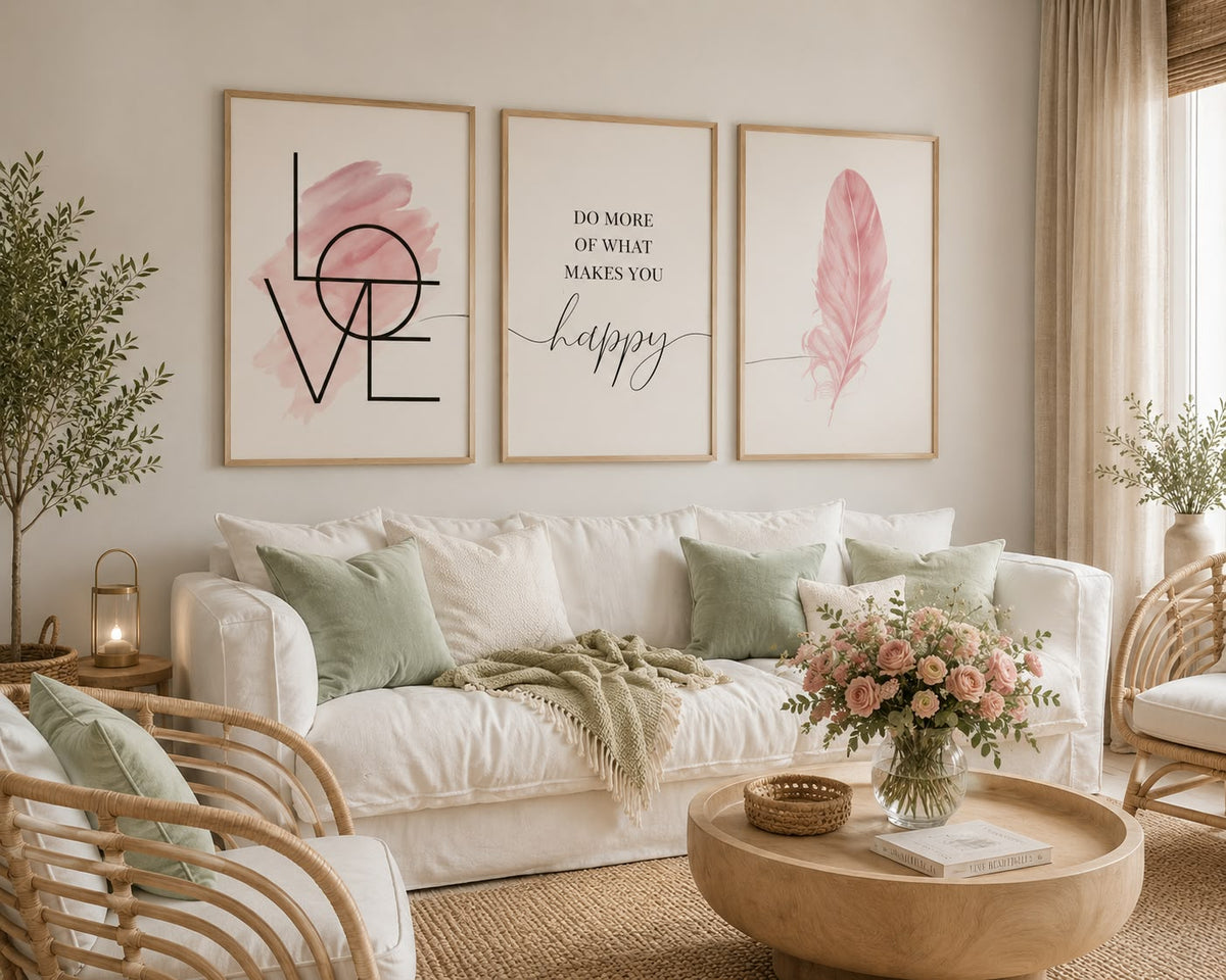 wall art set consisting of Three elegant pieces-model 07
