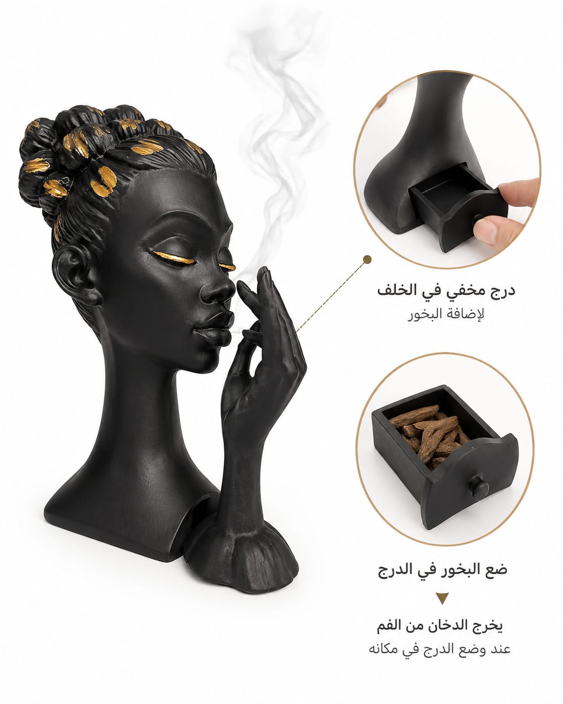 Elegant Lady Incense Burner