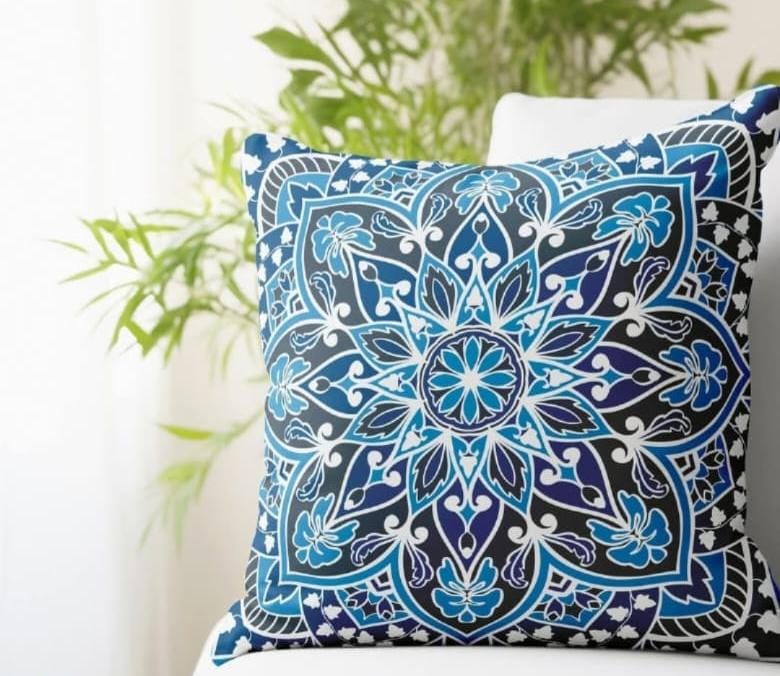 Decorative Oriental Pattern Cushion