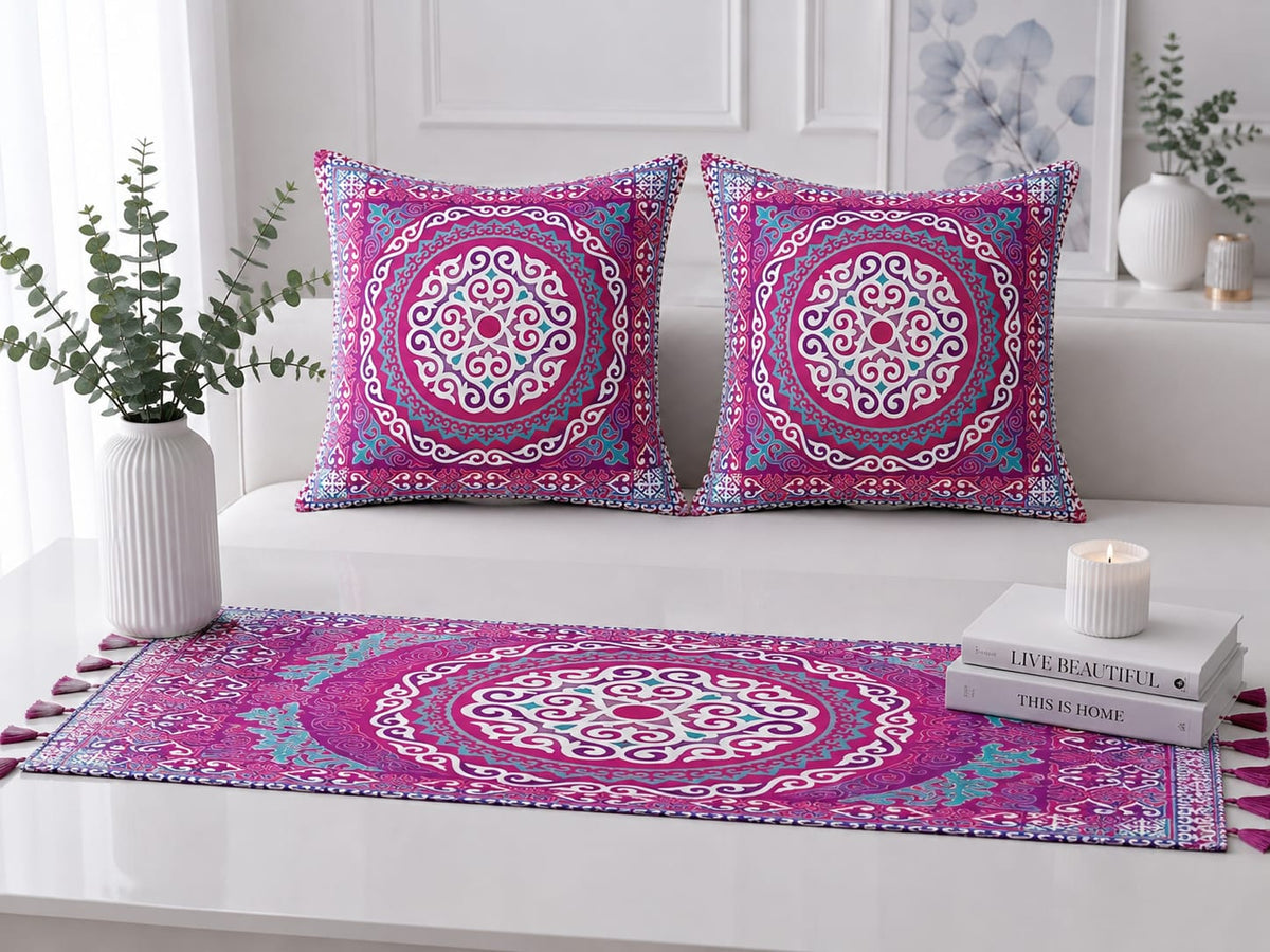 Decorative Oriental Pattern Cushion