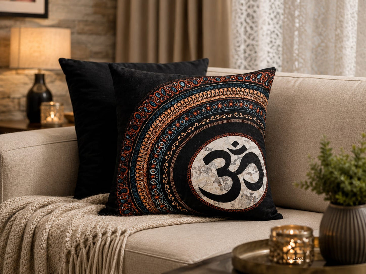 Decorative Oriental Pattern Cushion
