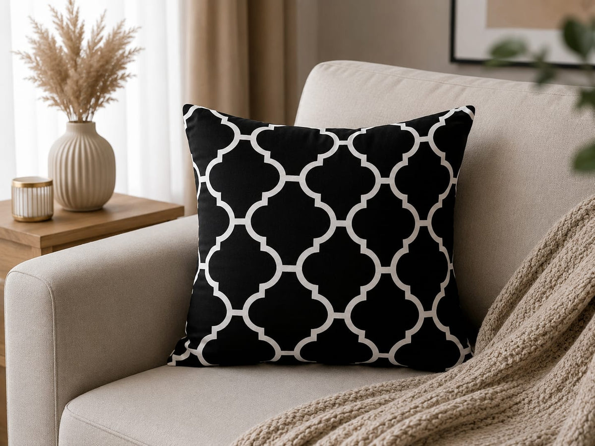 Decorative Oriental Pattern Cushion